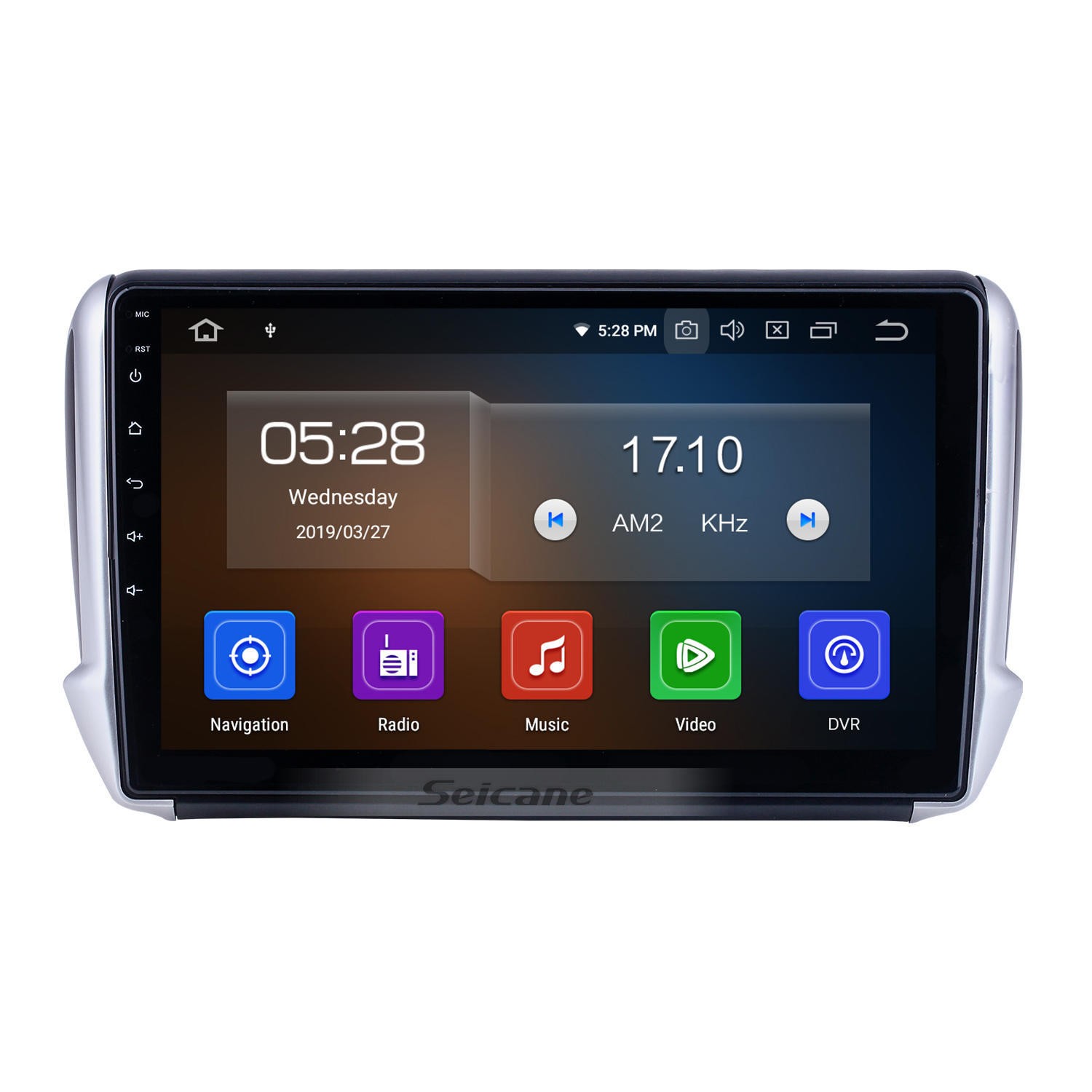 Для 2014 Peugeot 2008 Radio Android 13.0 HD Сенсорный экран 10,1 дюйма с  AUX Bluetooth GPS-навигационная система Поддержка Carplay 1080P Video