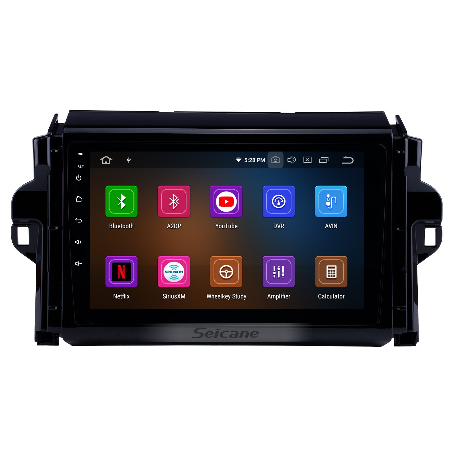 9-дюймовый OEM Android 12.0 HD с сенсорным экраном головного устройства GPS  навигационная система для 2015-2018 TOYOTA FORTUNER / COVERT с поддержкой  USB 3G / 4G WIFI камера заднего вида DVR OBD II