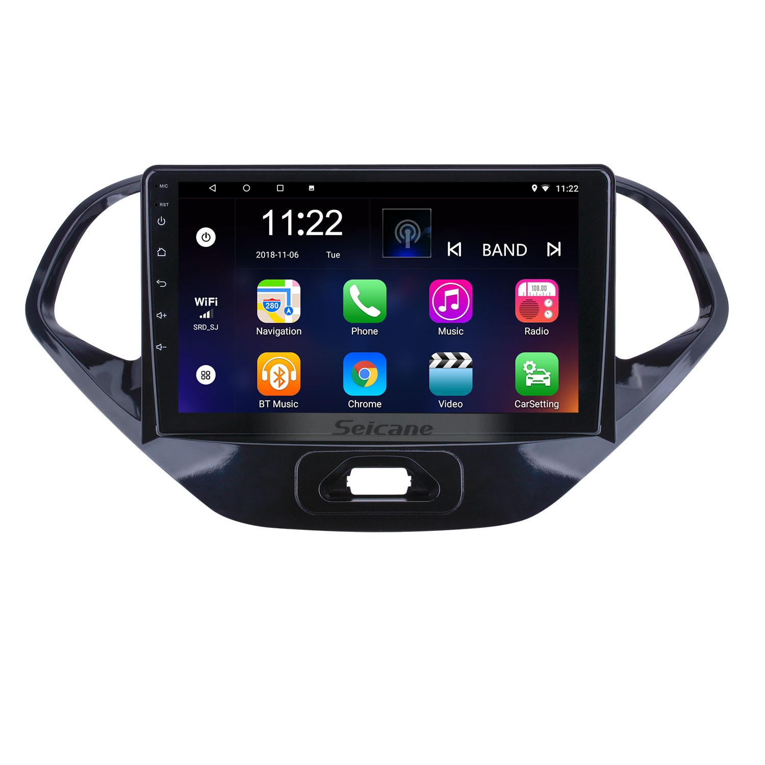 OEM 9 дюймов Android для 2015 2016 2017 2018 Ford Figo Радио Bluetooth HD  Сенсорный экран GPS-навигатор Поддержка Carplay Цифровое ТВ