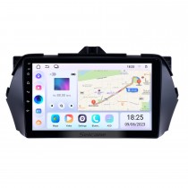 9-дюймовый Android 13.0 HD с сенсорным экраном GPS-навигатор для 2016 Suzuki Alivio Bluetooth Radio Remote Control