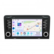 Для 2004 2005 2006-2010 Audi A3 Radio Carplay Android 13.0 HD с сенсорным экраном 7-дюймовая система GPS-навигации с Bluetooth