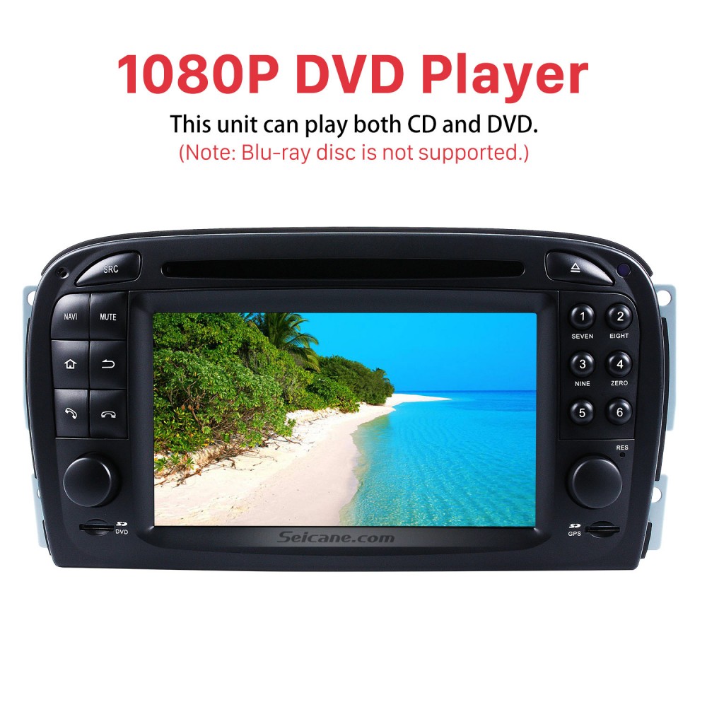 Android 10.0 Автомобильный DVD-плеер 7 дюймов для Mercedes SL R230 SL350  SL500 SL55 SL600 SL65