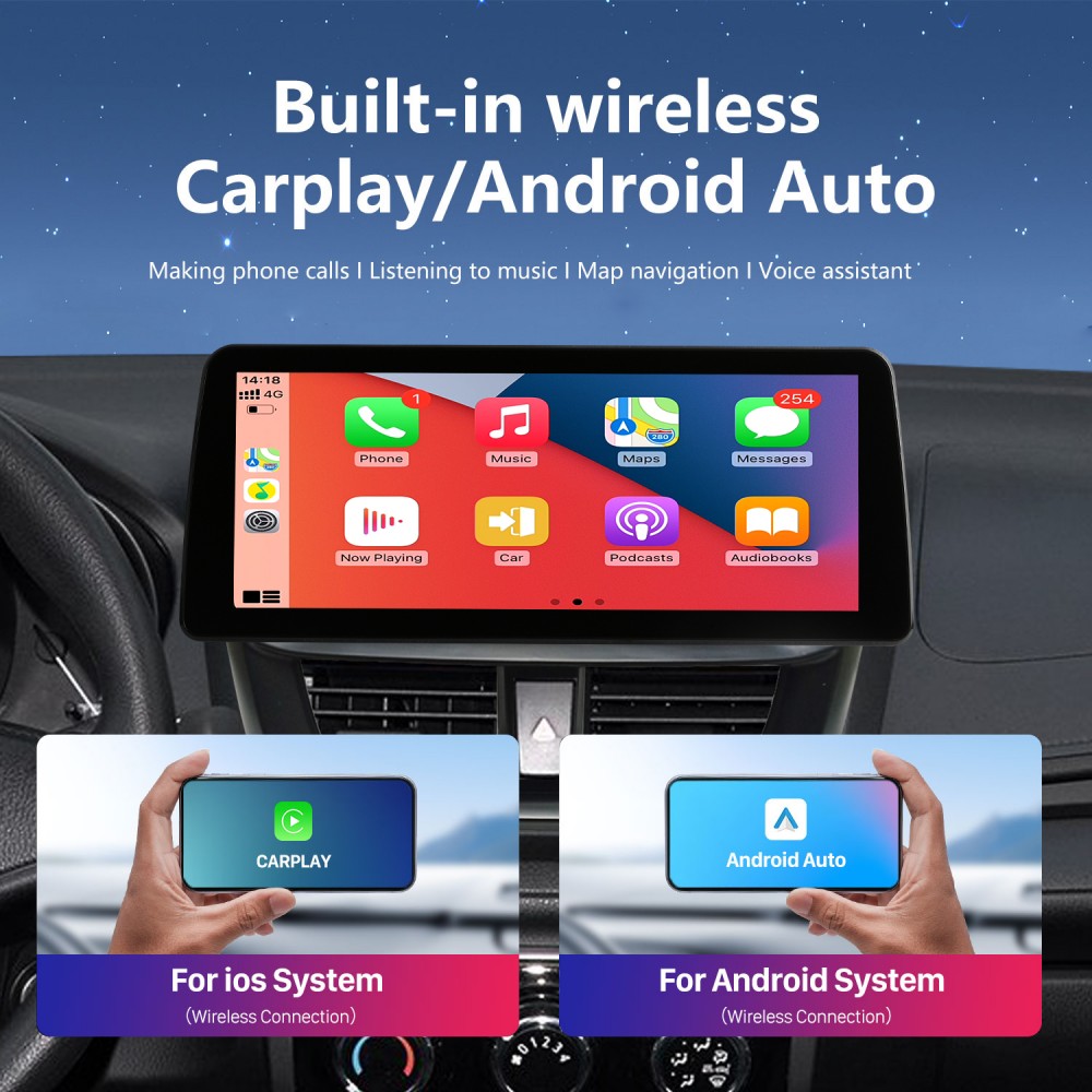 Android Auto Carplay Stereo для 2017 2018 2019-2021 TOYOTA YARis L Yaris  Vois Vois FS Автомобильный радиоприемник GPS-навигация с Bluetooth