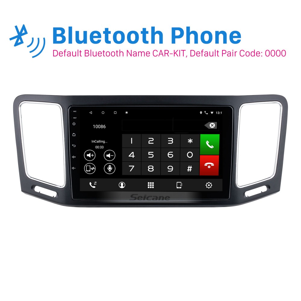 9-дюймовый Android для 2011-2018 VOLKSWAGEN SHARAN Radio GPS-навигационная  система с сенсорным экраном HD Поддержка Bluetooth Carplay OBD2