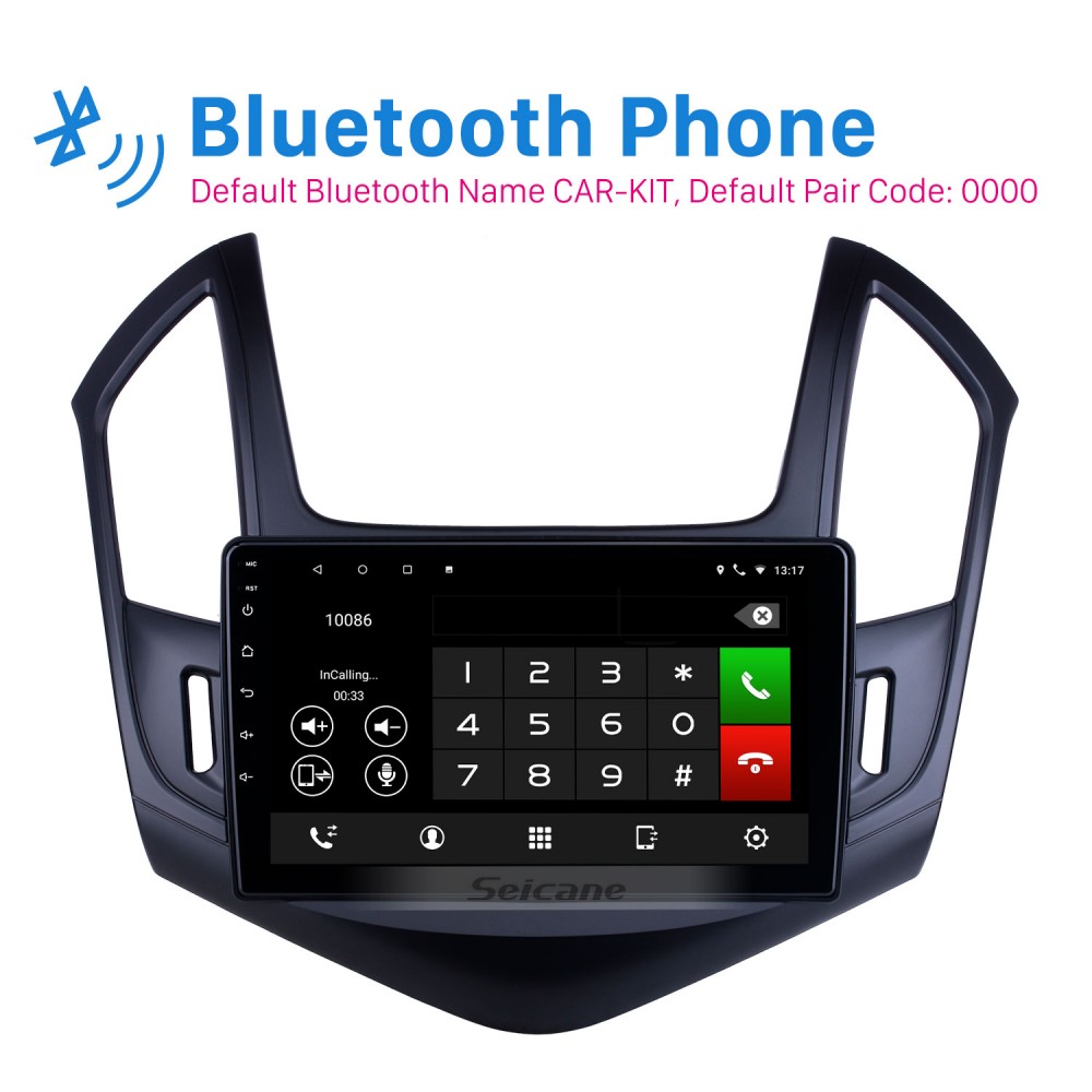 OEM 9-дюймовый Android для 2013 Chevy Chevrolet Cruze Radio с Bluetooth HD  с сенсорным экраном Поддержка GPS-навигации Carplay