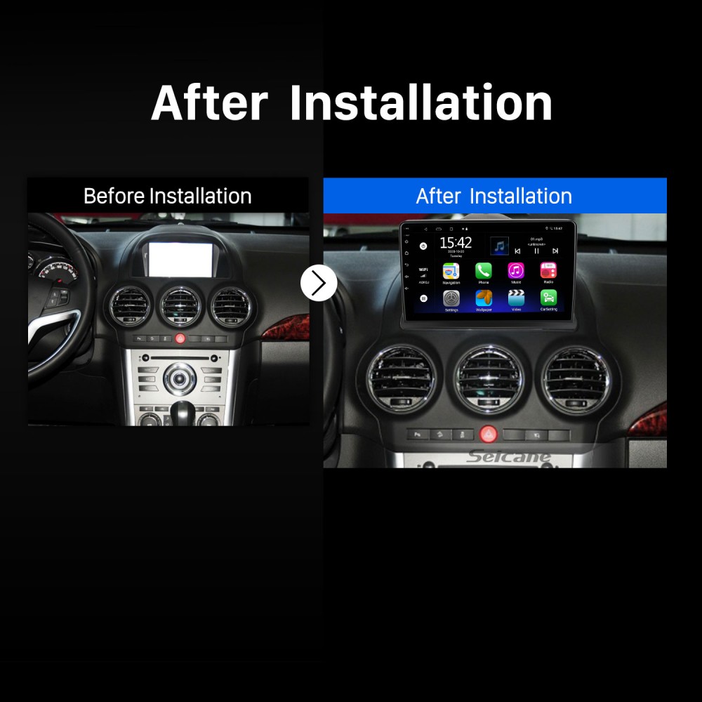 Автомобильное радио Carplay для 2008-2012 2013 Opel Antara GPS-навигация  Bluetooth Головное устройство с сенсорным экраном