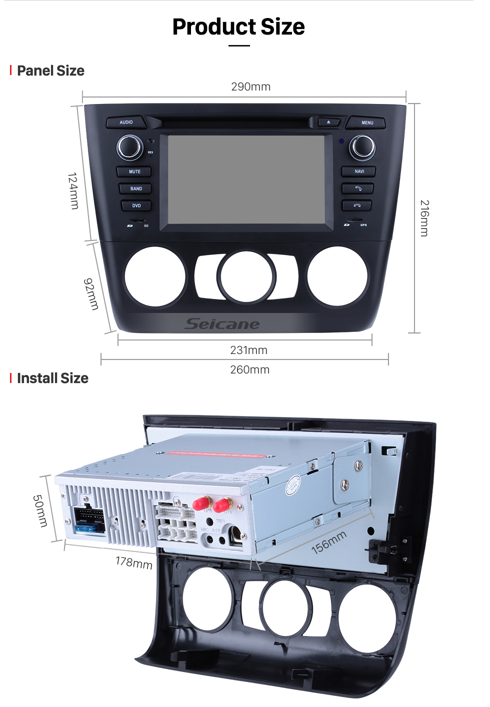 Android 8.0 Radio DVD 20042012 BMW 3 Series E81 E82 E88