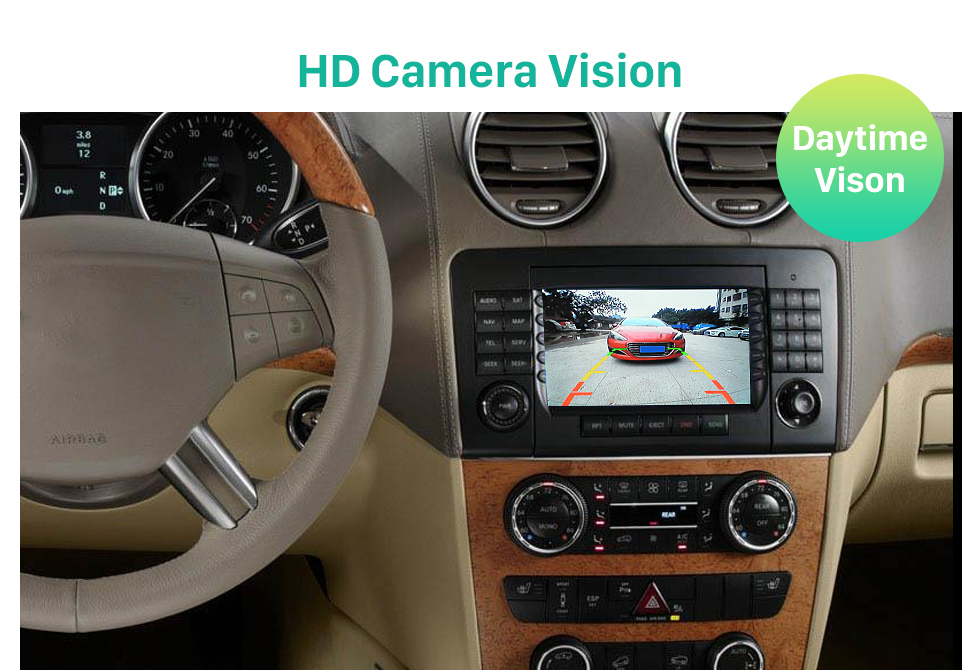 HD Camera Vision HD coche visión trasera cámara para 2008-2012 Mercedes-Benz GL 2008-2012 ML envío gratis
