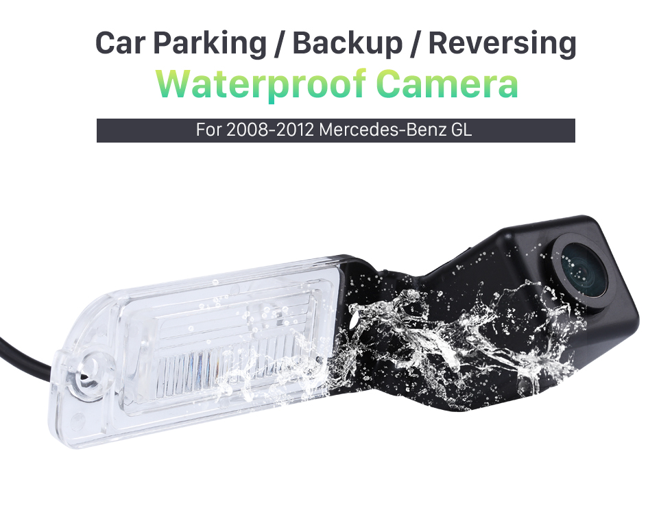 Waterproof Camera HD coche visión trasera cámara para 2008-2012 Mercedes-Benz GL 2008-2012 ML envío gratis
