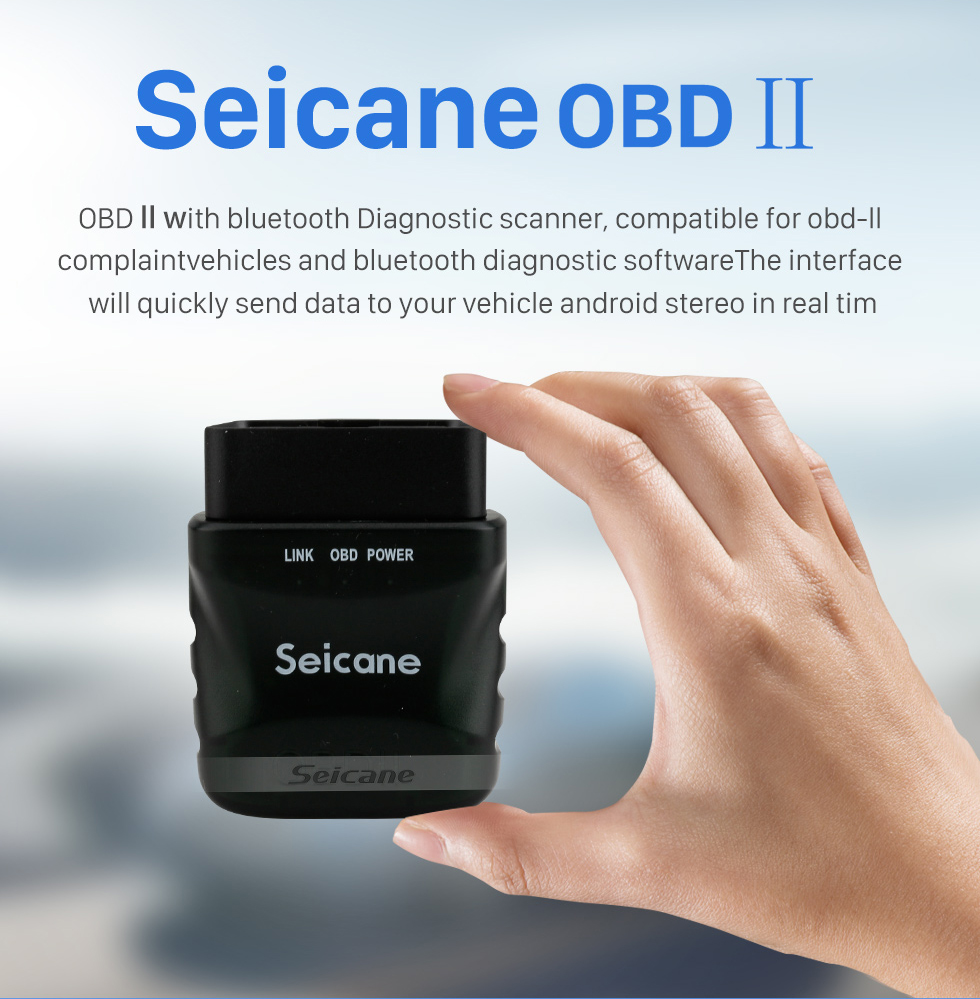 Seicane-Newest Super Mini V1.5 ELM327 OBD OBD2 ELM327 Bluetooth Interface  Auto Car Scanner Diagnostic Tool