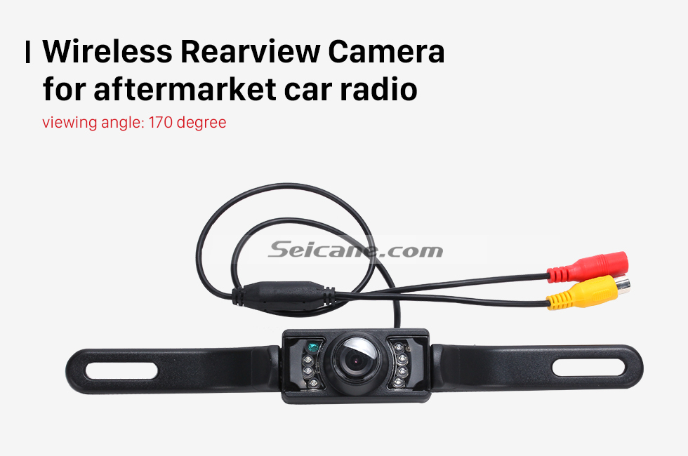 Seicane Seicane sans fil Caméra pour après marché voiture radio