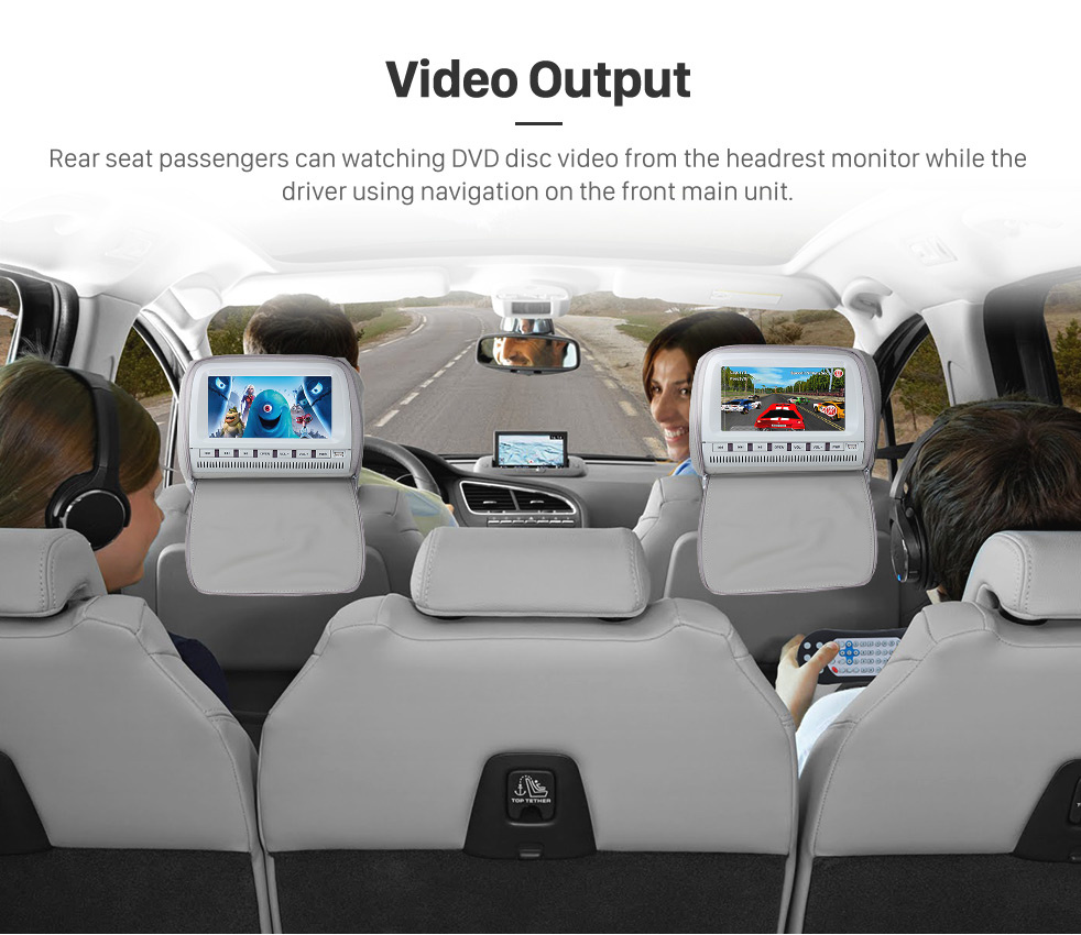 Seicane Système de navigation GPS Radio Android OEM pour 2004-2010 Peugeot 407 avec caméra de recul Wifi Bluetooth Carplay Commande au volant OBD2 DAB + DVR