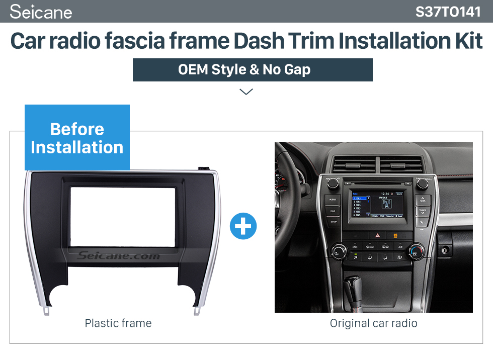 Nice Double Din 2015 Toyota Camry American Version Car Radio Fascia