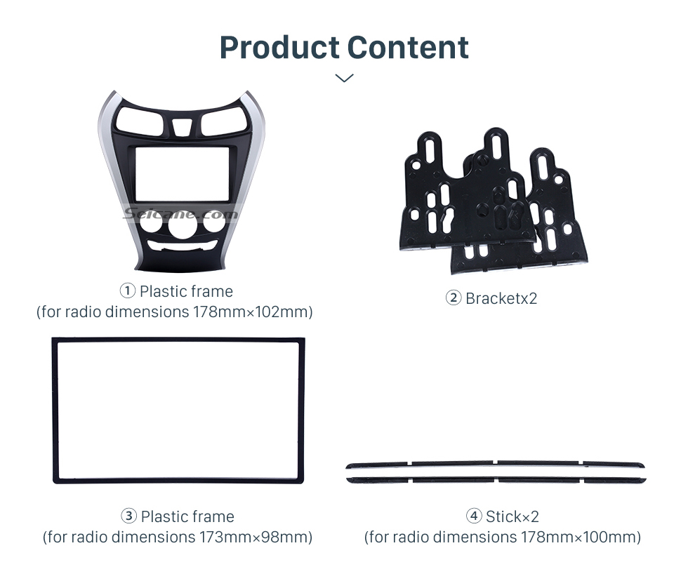 Fantastic Double Din 2012 HYUNDAI EON Car Radio Fascia Installation Kit ...