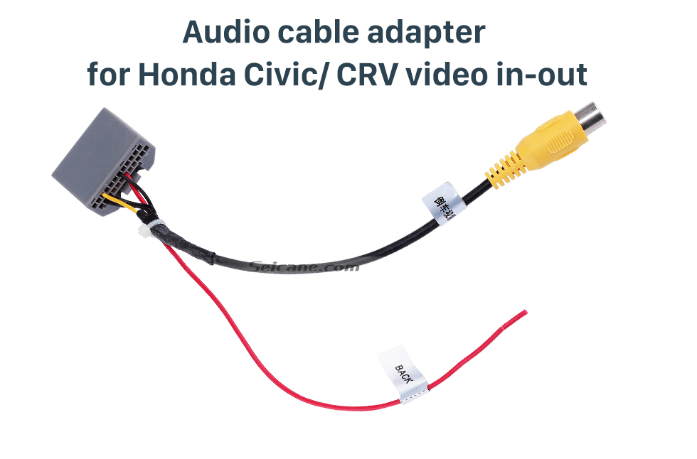 Audio cable adapter for HONDA Civic/CRV video in-out Auto Car Audio Kabel Stecker Adapter für Honda Jazz / Fit Video in-out
