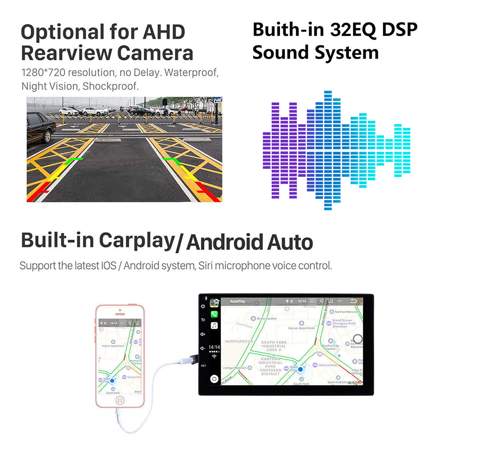 Seicane Pantalla táctil HD de 10,25 pulgadas para 2012 2013 2014 LEXUS RX Android 10,0 Radio de navegación GPS con soporte Bluetooth TV Digital Carplay