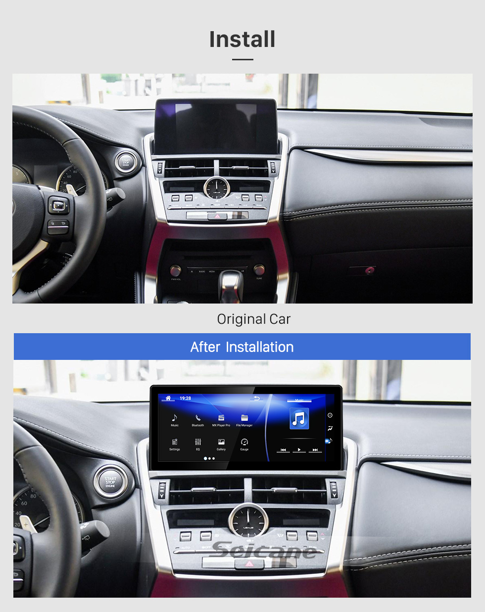 HD Touchscreen for 2018 2019 Lexus NX 10.25 inch Android 10.0 GPS ...