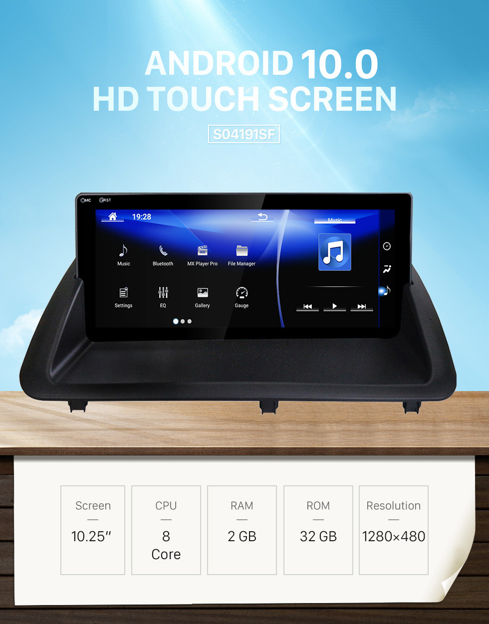 Seicane Android 10.0 10,25 Zoll für 2011 2012 2013-2019 Lexus CT200 High Version Radio HD Touchscreen GPS-Navigation Mit Bluetooth-Unterstützung Carplay DAB +