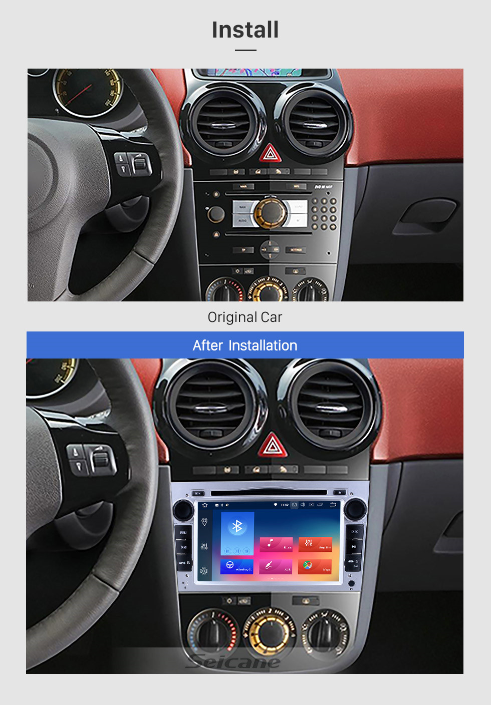 Autoradio CarPlay Android 12.0 Opel Zafira (2005-2011) ⇒ Player Top ®