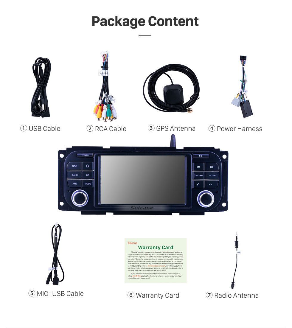 Seicane OEM Android 10.0 для 2004-2008 Chrysler 300C Радио с Bluetooth HD с сенсорным экраном GPS-навигатор Поддержка Carplay DVR