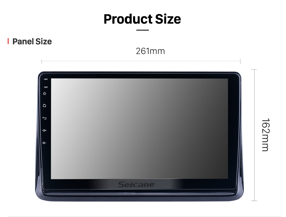 Seicane 9-дюймовый Android 13.0 для 2014 Toyota Noah ESQUIRE / VOXY Radio GPS-навигационная система с сенсорным экраном HD Поддержка Bluetooth Carplay TPMS