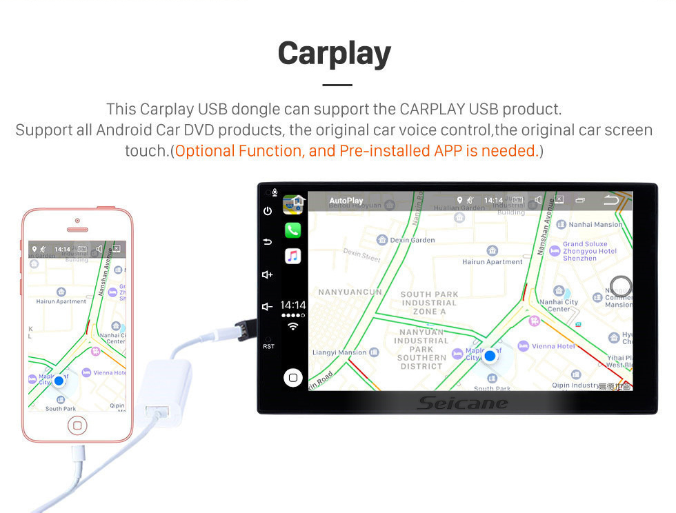 Seicane 9 Zoll Android 10.0 für 2012 Renault Duster RHD Radio GPS-Navigationssystem Mit HD Touchscreen Bluetooth-Unterstützung Carplay OBD2