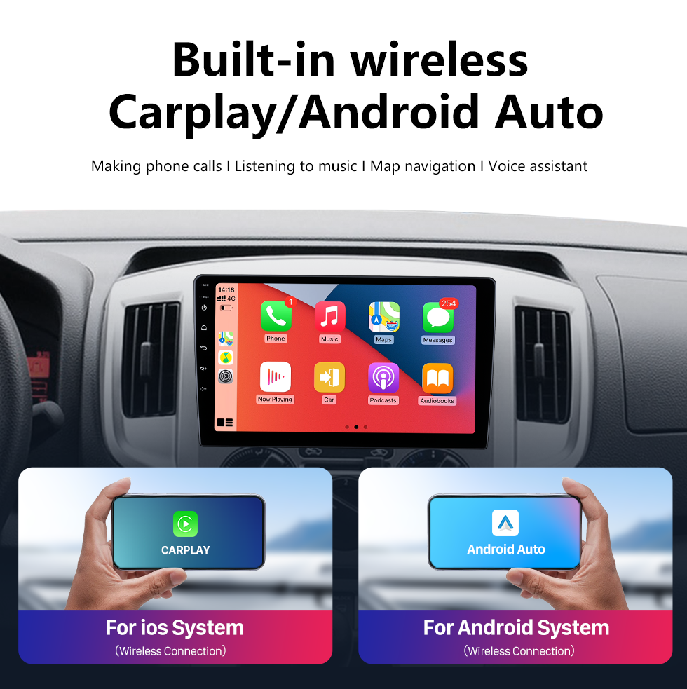 Seicane HD Touchscreen 9 polegadas para 2018 Honda Elysion Radio Android 10.0 Sistema de Navegação GPS com suporte Bluetooth Carplay