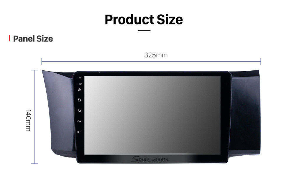 Seicane 9-Zoll-GPS-Navigationsradio Android 13.0 für Subaru BRZ Toyota GT86 Scion FRS mit IPS-Touchscreen-Bluetooth-Unterstützung Carplay-Rückfahrkamera