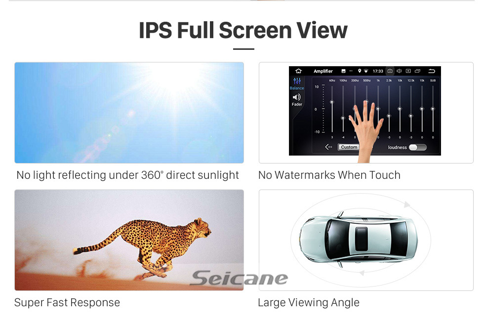 Seicane Сенсорный экран HD 9 дюймов Android 11.0 для Suzuki Alto 800 2014 Радио GPS-навигационная система Поддержка Bluetooth Carplay Резервная камера