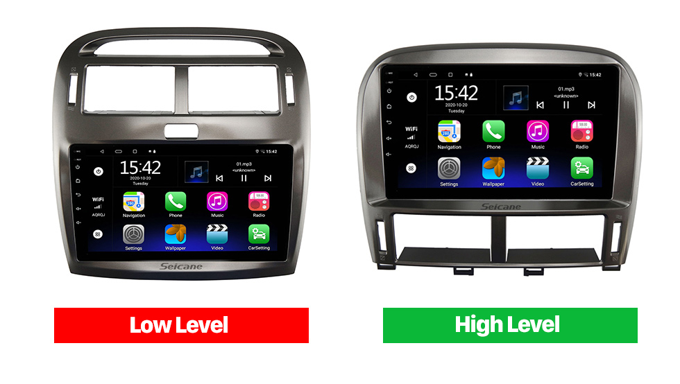 Seicane Pour 2001 2002 2003 2004 2005 2006 Radio Android Lexus LS430 avec système de navigation GPS à écran tactile de 9 pouces Prise en charge Bluetooth RDS WIFI DVR Carplay