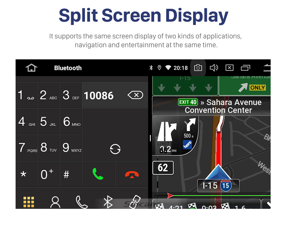 Seicane Android 10.0 de 9 pulgadas para el sistema de navegación GPS estéreo TOYOTA SIENTA RHD 2019-2021 con cámara de visión trasera con pantalla táctil Bluetooth OBD2 DVR HD