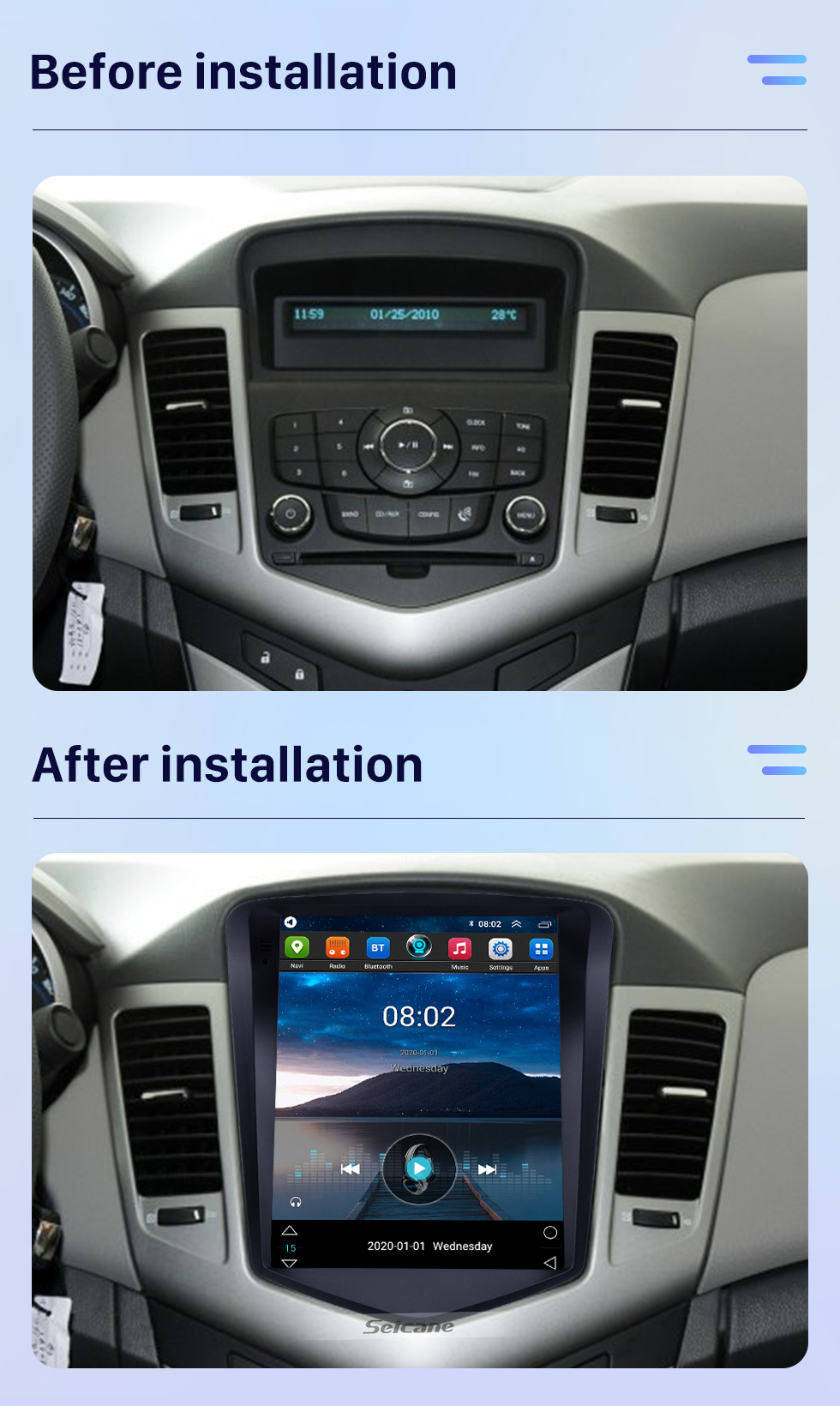 2013 chevy cruze aftermarket radio