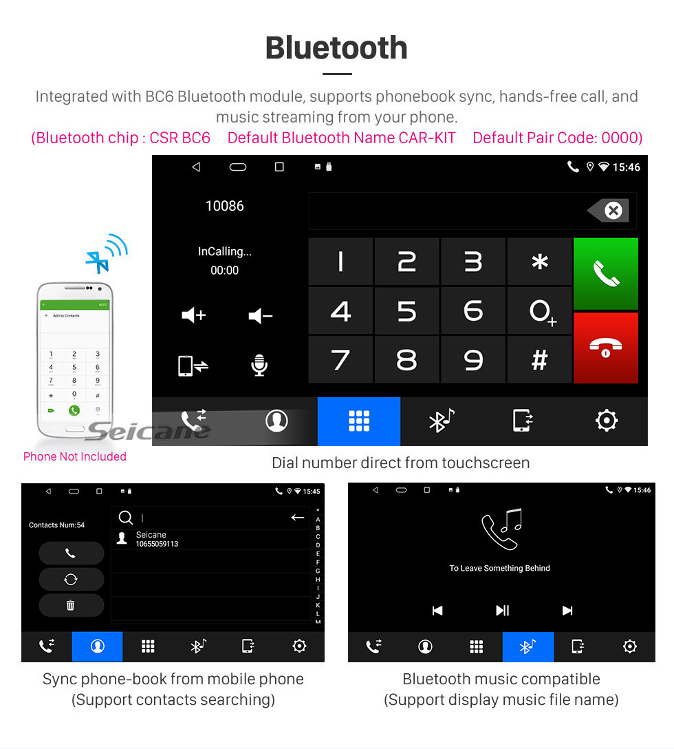 Seicane 10,1 pulgadas Android 10,0 para NISSAN X-TRAIL 2007 Radio sistema de navegación GPS con pantalla táctil HD Bluetooth compatible con Carplay OBD2