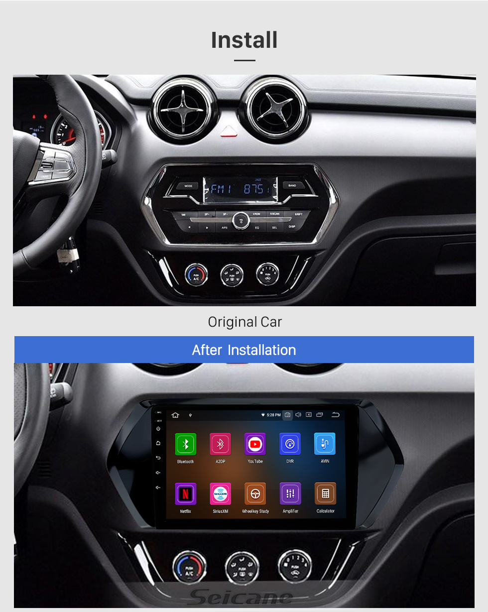 Seicane OEM Android 11.0 for 2016 Dongnan DX3 Radio with Bluetooth 9 inch HD Touchscreen GPS Navigation System Carplay support DSP