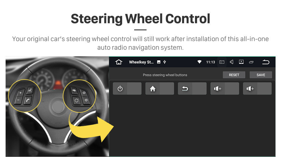 Seicane 10.1 дюймов 2016-2018 VW Volkswagen Bora Android 11.0 GPS-навигация Радио Bluetooth HD с сенсорным экраном AUX USB Carplay поддержка Mirror Link