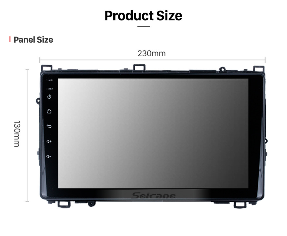 Andriod 11.0 HD Touchscreen 9 inch Universal Radio for Toyota Corolla ...