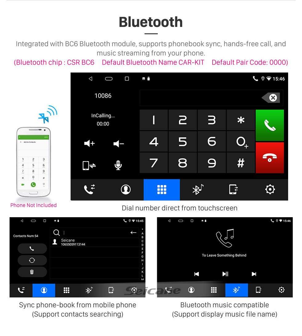 Seicane 9-дюймовый сенсорный экран Android 12.0 HD для 2015-2018 Ford Mustang Low Radio GPS-навигационная система с поддержкой WIFI Bluetooth Carplay Управление рулевым колесом DVR OBD 2