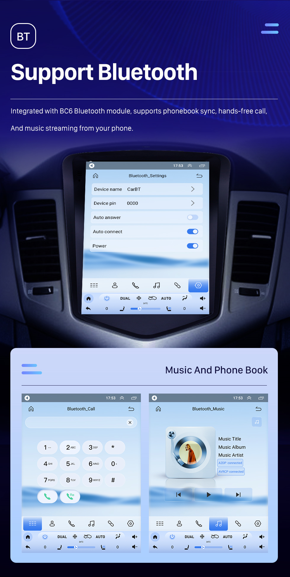 Seicane OEM 9,7-дюймовый Android 10.0 для Chevy Chevrolet Classic Cruze 2008-2013 GPS-навигация Радио с сенсорным экраном Поддержка Bluetooth WIFI TPMS Carplay