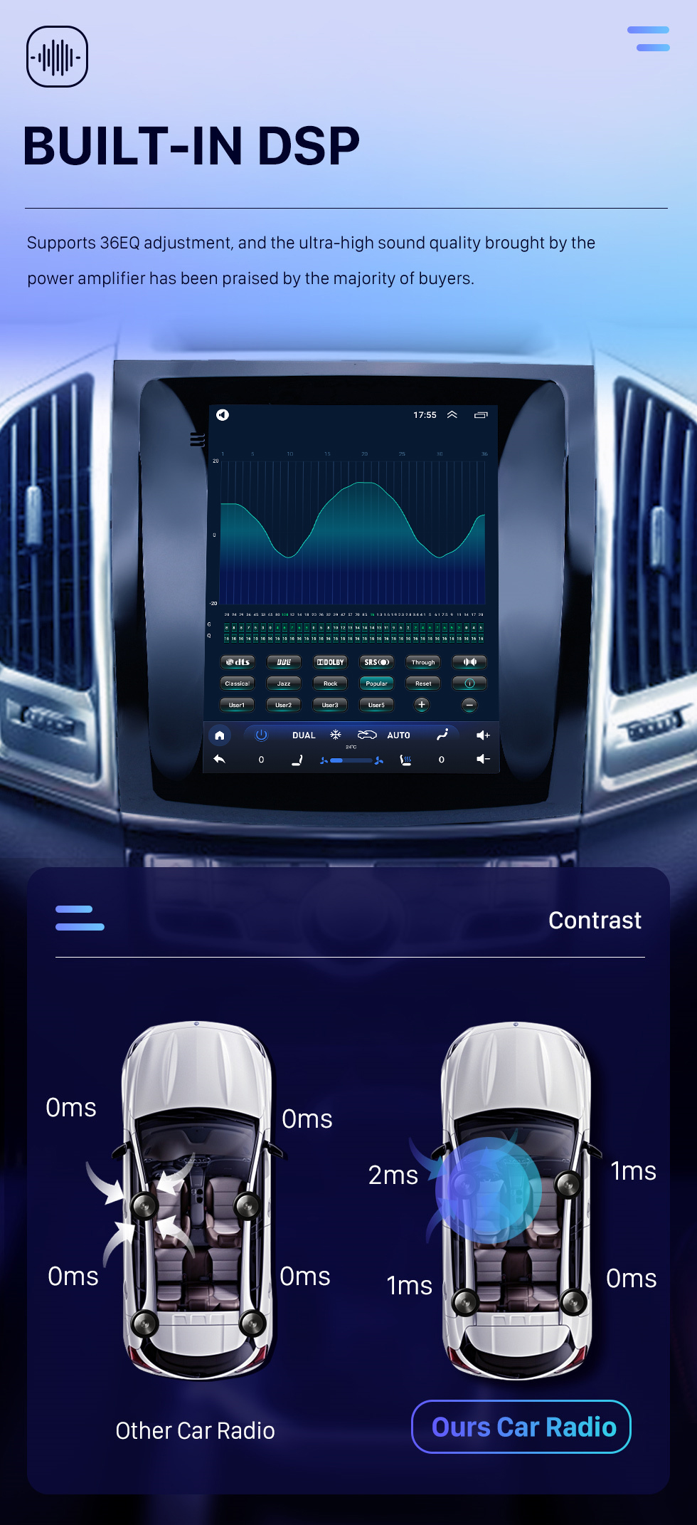 Seicane OEM 9.7 pulgadas Android 10.0 2015-2017 Great Wall Haval H9 Radio de navegación GPS con pantalla táctil Bluetooth WIFI compatible con TPMS Carplay DAB +