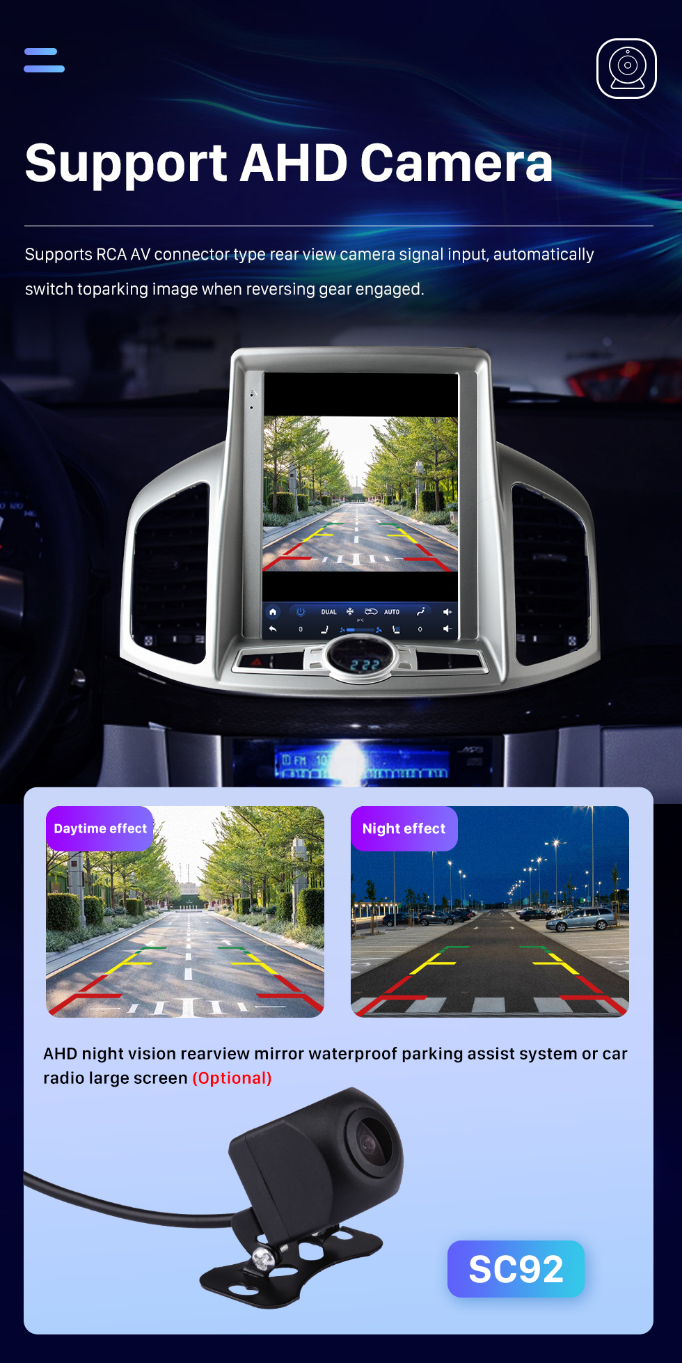 Seicane 9,7-дюймовый Android 10.0 2012-2017 Chevy Chevrolet Captiva GPS-навигация Радио с сенсорным экраном HD Поддержка Bluetooth Carplay Mirror Link