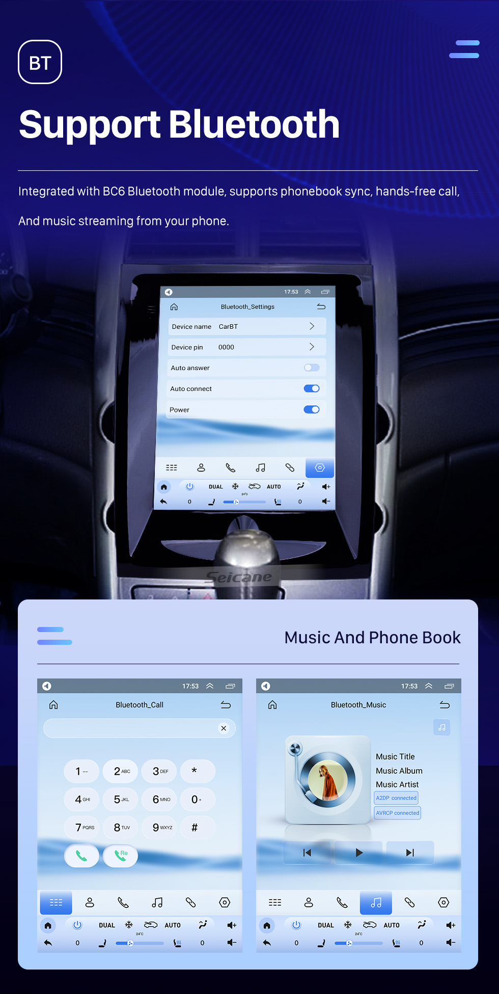 Seicane 2012-2015 Chevy Chevrolet Malibu 9.7 pulgadas Android 10.0 Radio de navegación GPS con pantalla táctil HD Soporte Bluetooth Carplay Cámara trasera