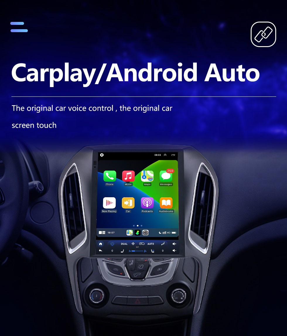 Seicane Для 2016 Chery Arrizo 5 Radio 9,7-дюймовый Android 10.0 GPS-навигатор с HD-сенсорным экраном Поддержка Bluetooth Carplay Задняя камера
