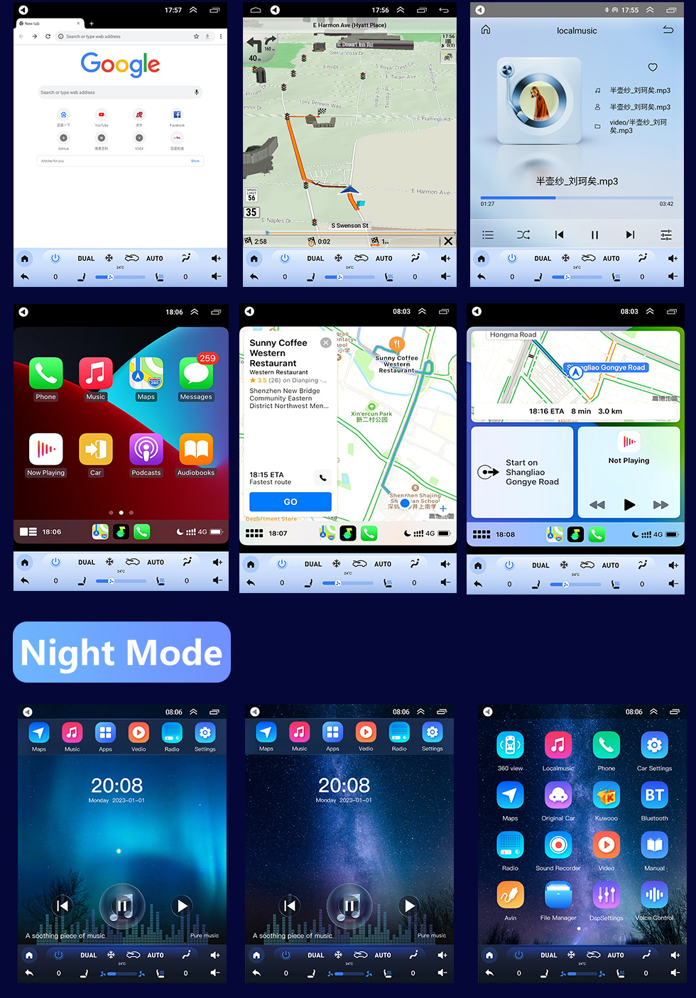 Seicane Für 2011-2013 Hyundai Avante Elantra LHD 9,7 Zoll Android 10.0 HD Touchscreen Stereo Bluetooth GPS Navigationsradio mit Wifi AUX USB Lenkradsteuerung unterstützt DVR Rückfahrkamera OBD