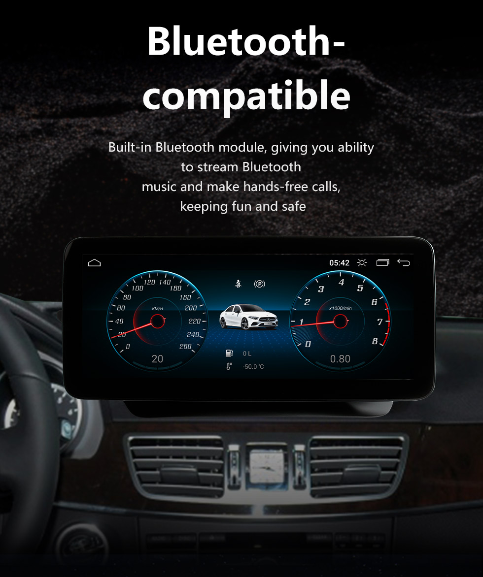 12.3 inch Touchscreen for 2009-2014 2015 2016 Mercedes E Class W212 E Class  Coupe W207 E63 E260 E200 E300 E400 E180 E320 E350 E400 E500 E550 E63AMG  Radio Android Auto Carplay GPS