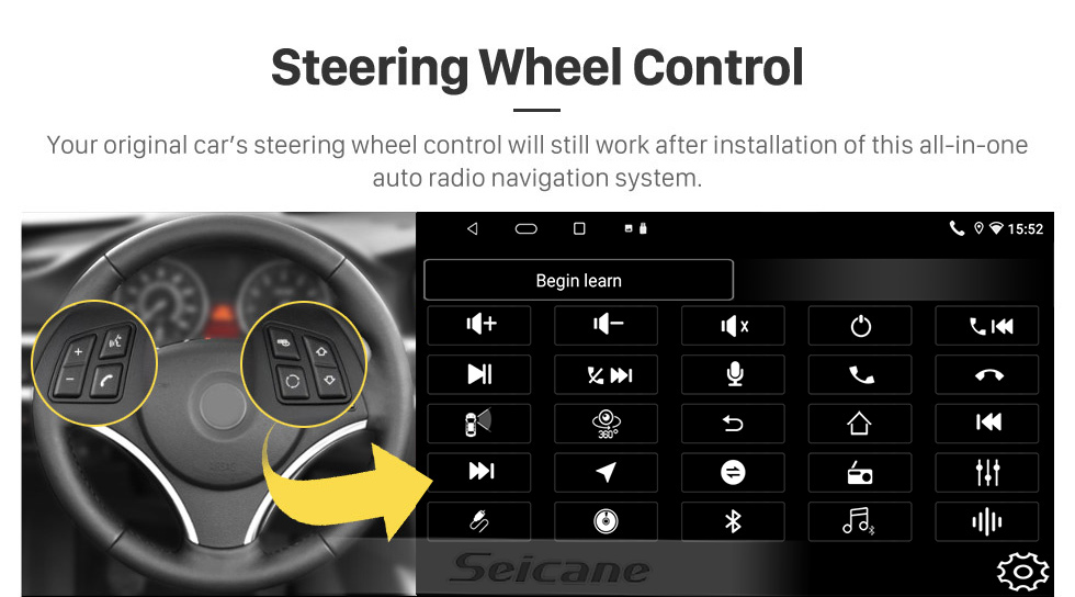Seicane Radio de coche con pantalla táctil de 7 pulgadas para 2015-2022 FDRD TRANSIT con bluetooth carplay compatible con cámara de respaldo HD Digital TV