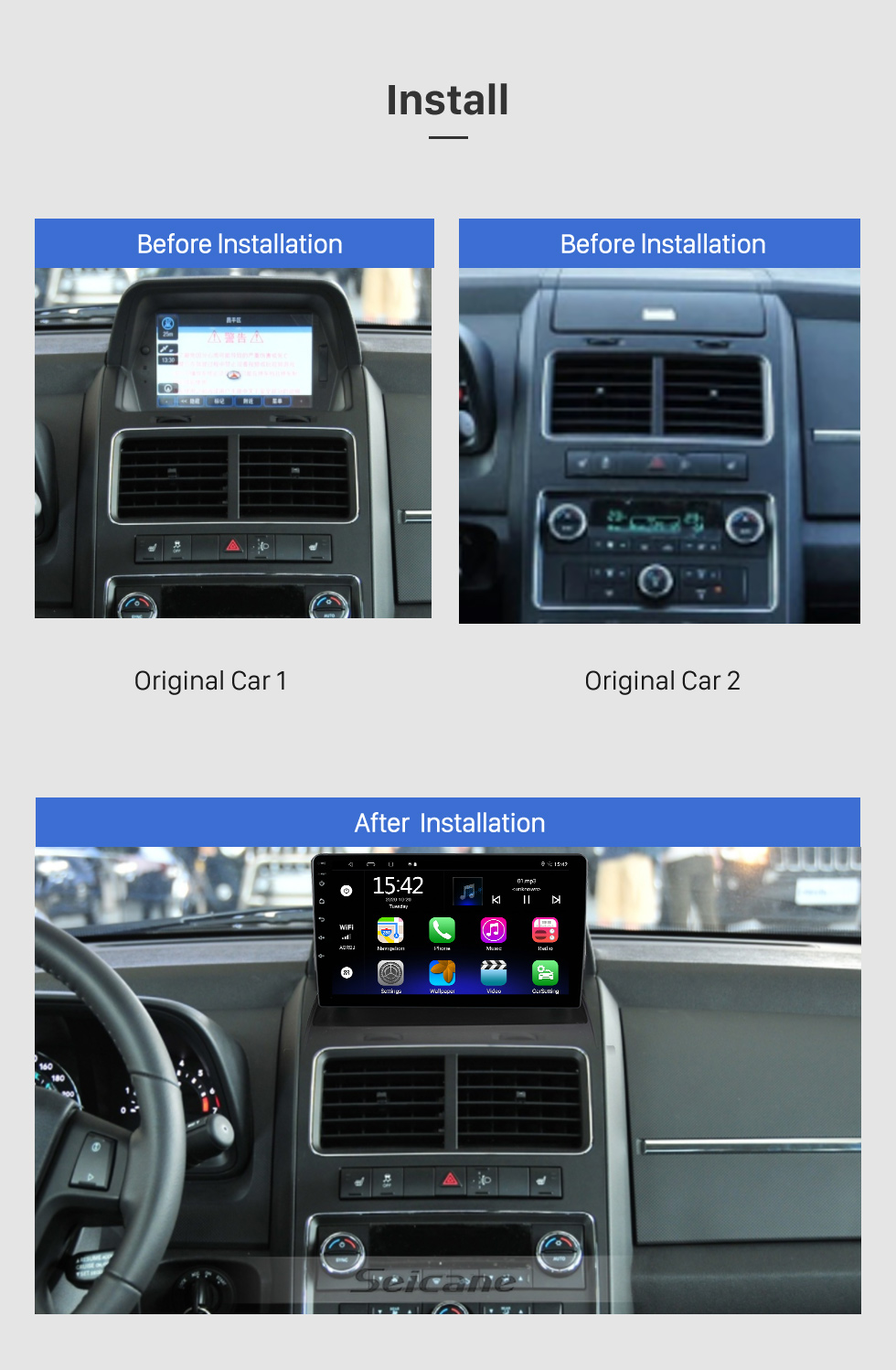 OEM 9 inch Android  for 2009-2012 DODGE JOURNEY Radio GPS Navigation  System With HD Touchscreen Bluetooth support Carplay OBD2 DVR TPMS