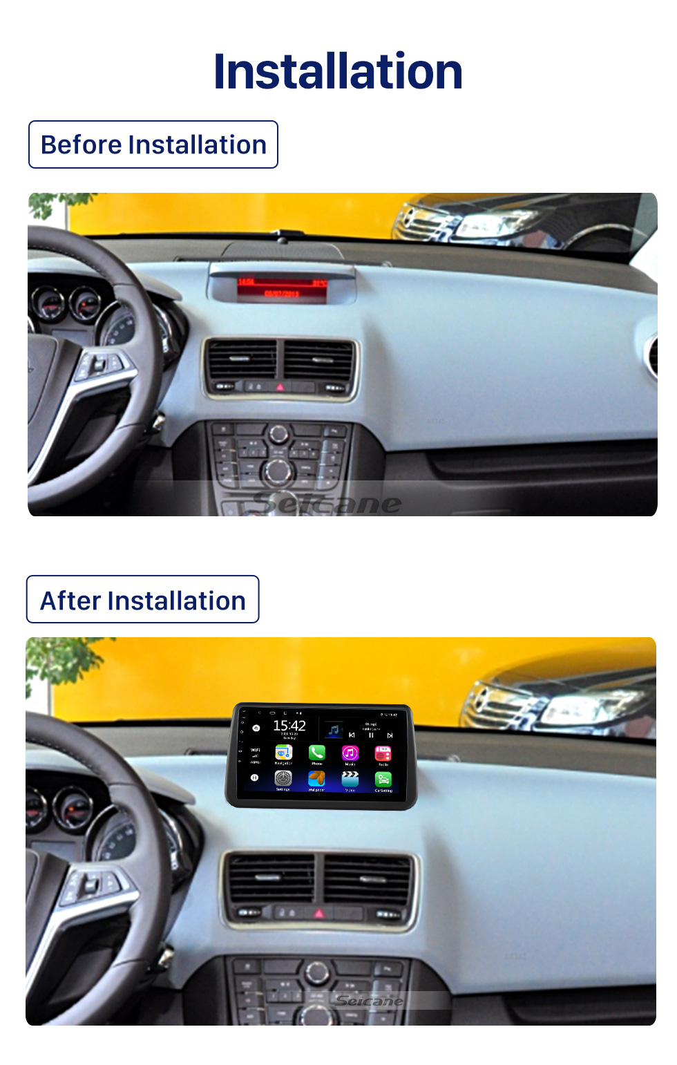 9 inch Rearview Camera 2010-2014 Bluetooth system Screen Stereo MERIVA support Touch Android navigation GPS 13.0 OPEL for with