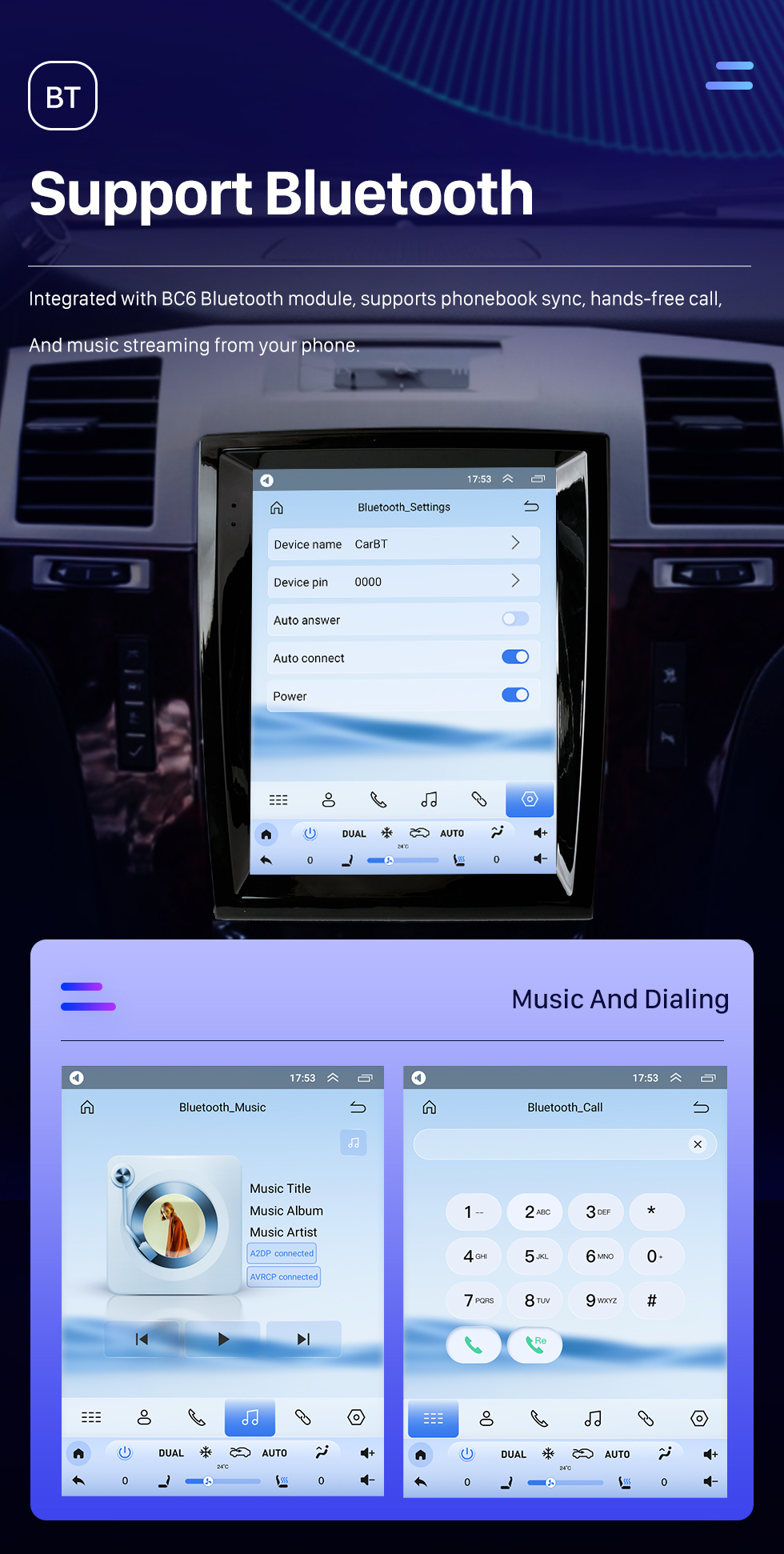 Seicane 9,7-дюймовый экран Android 10.0 Telsa для CADILLAC ESCALADE 2003–2013 гг. Радио GPS-навигационная система с сенсорным экраном Bluetooth HD Поддержка Carplay DSP SWC DVR DAB + AHD-камера