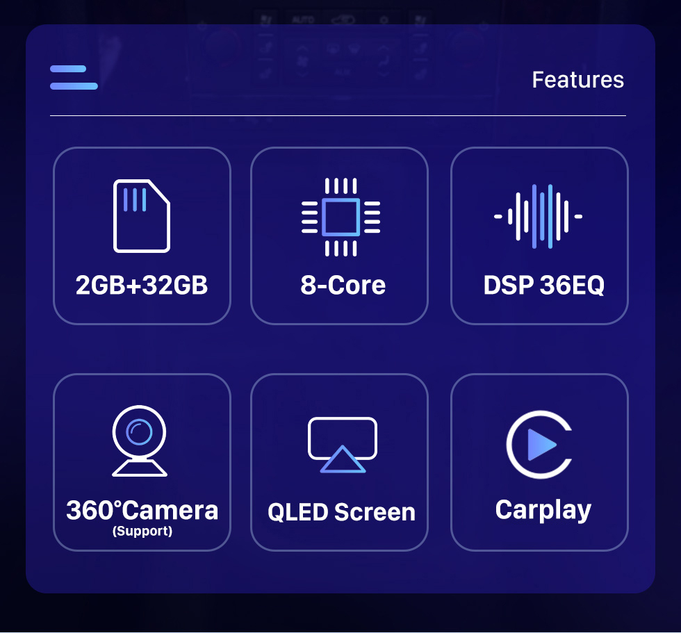 Seicane 9,7-дюймовый экран Android 10.0 Telsa для CADILLAC ESCALADE 2003–2013 гг. Радио GPS-навигационная система с сенсорным экраном Bluetooth HD Поддержка Carplay DSP SWC DVR DAB + AHD-камера