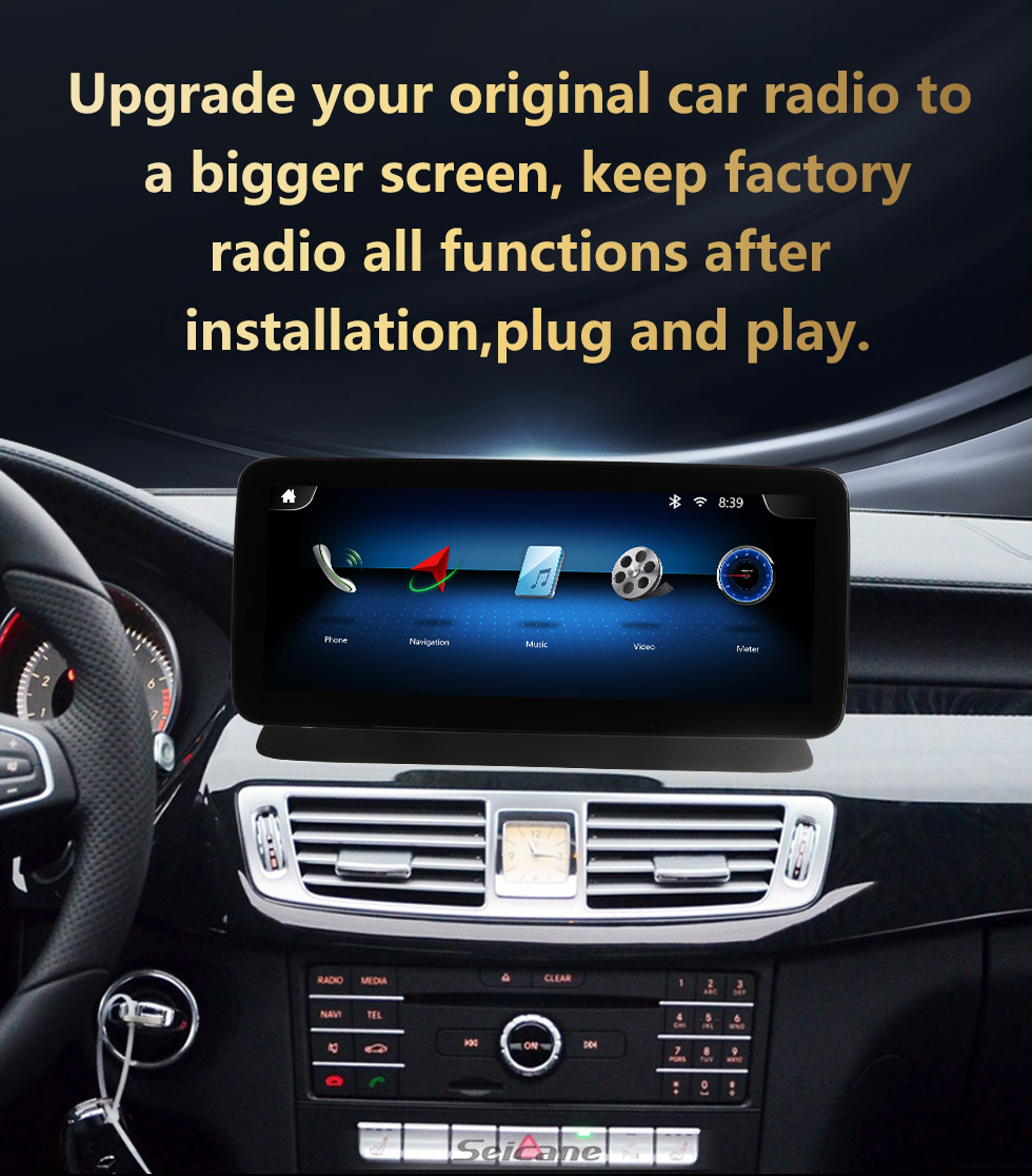 Touchscreen CLS500 2016 for android CLS260 CLS250 CLS300 CLS replacement 2010-2015 radio CLS400 CLS220 550 CLS320 2017 Stereo CLS350CLS bluetooth Car carplay upgrade auto Mercedes 12.3\'\' W218